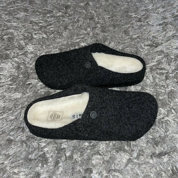 Birkenstock Shoes - Birkenstock Zermatt Rivet Womens Slipper Anthracit
